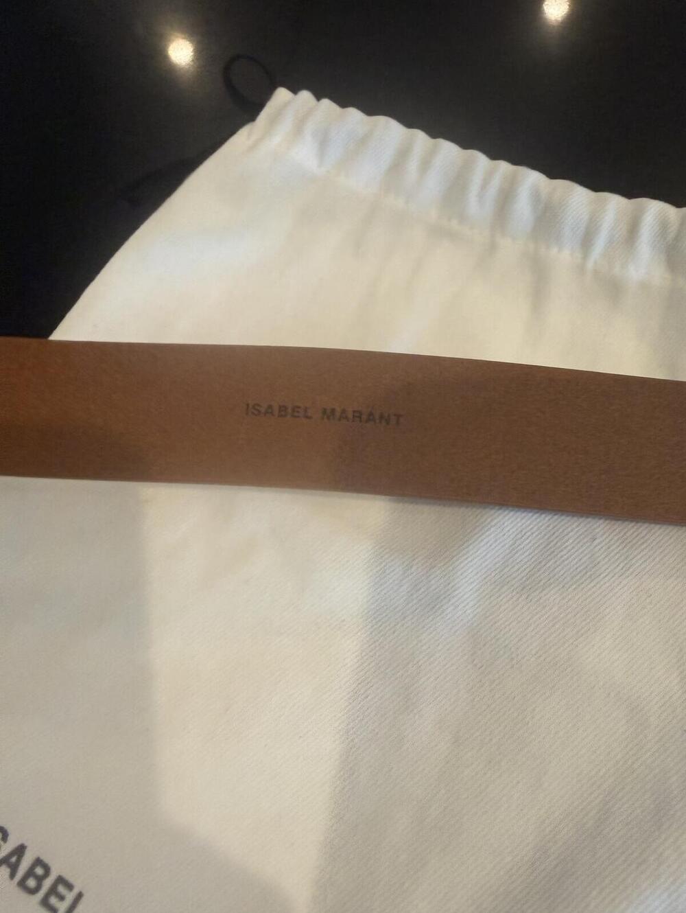 Isabel Marant Brown Leather Knot Belt - Picture 6 of 11